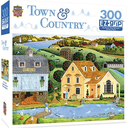 MASTERPIECES Masterpieces 31728 Town and Country The White Duck Inn EZ Grip Puzzle; 300 Pieces 31728